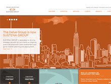 Tablet Screenshot of delvegroup.com